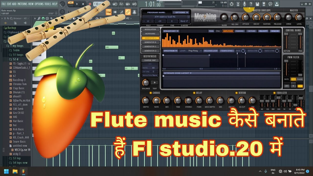 Flute Music ke pattern kase banate hai FL Studio Me vo bhi Laptop ya pc me Aman Studio Tips