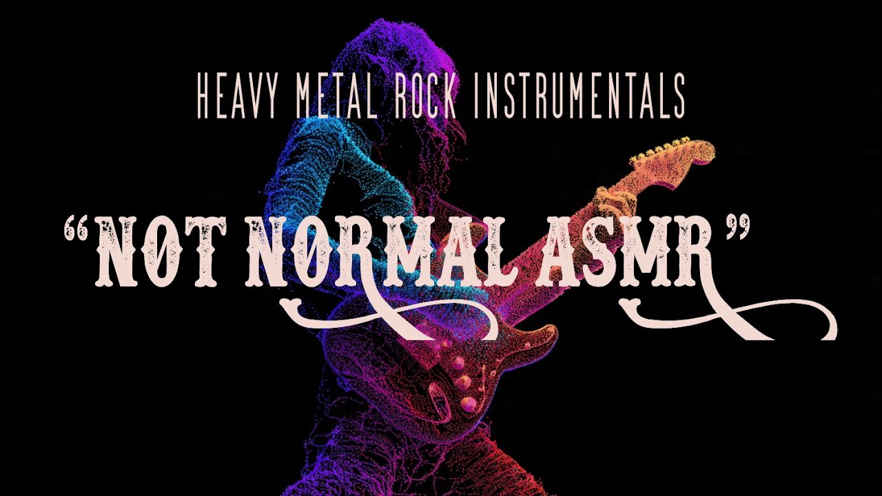 THIS IS NOT NORMAL ASMR 😱🎨 Vibrant Art with Heavy Metal Instrumental