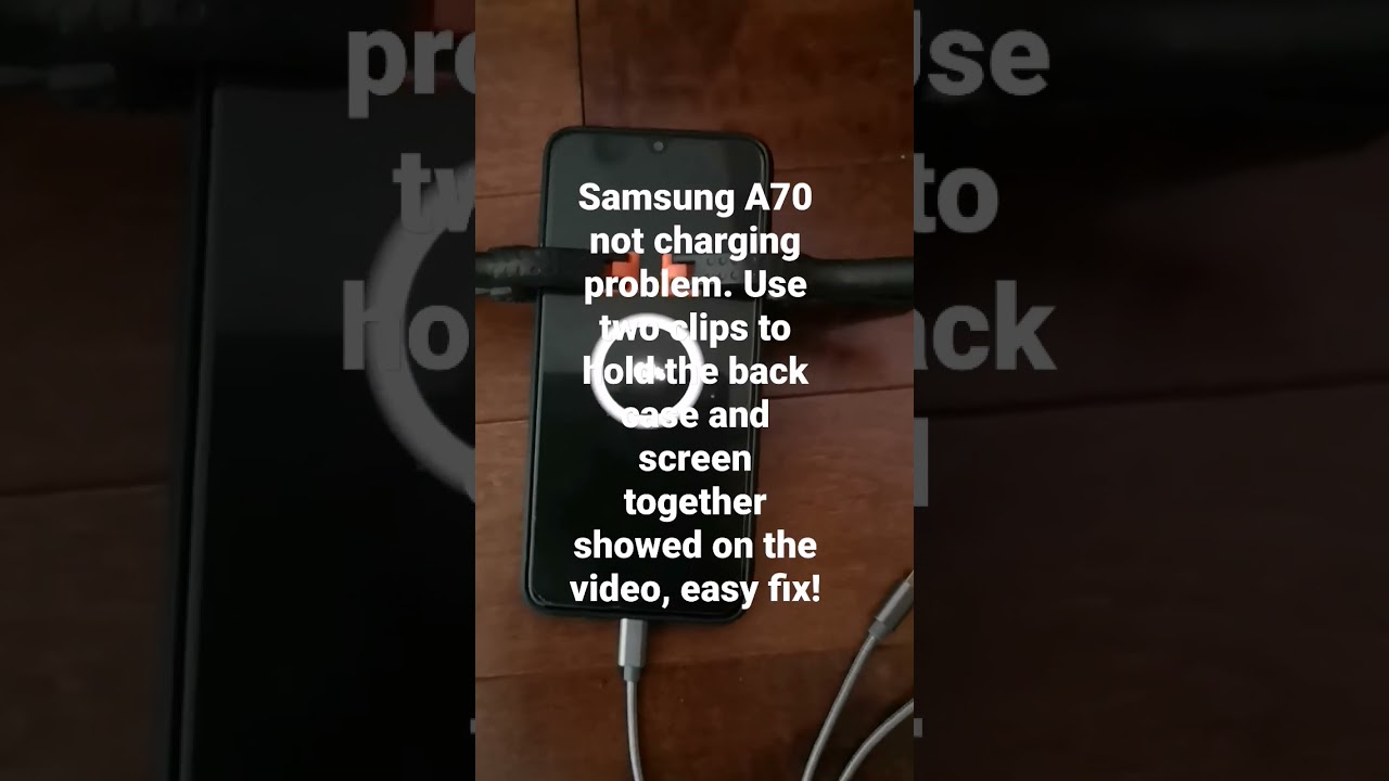 Samsung A70 not charging, easy fix!