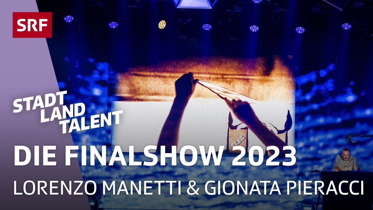 Lorenzo & Gionata; Eine Sandkunst begleitet mit Klavierklang | Stadt Land Talent 2023 | SRF