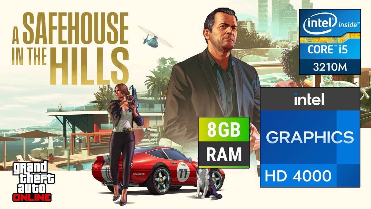 Playing GTA V Online On Intel Hd 4000 iGPU Low End Pc