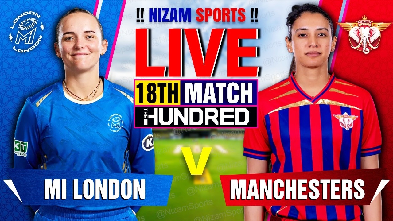 🔴Live: MI London vs Manchester Super Giants | 18th Match | Live Cricket Score & Commentary