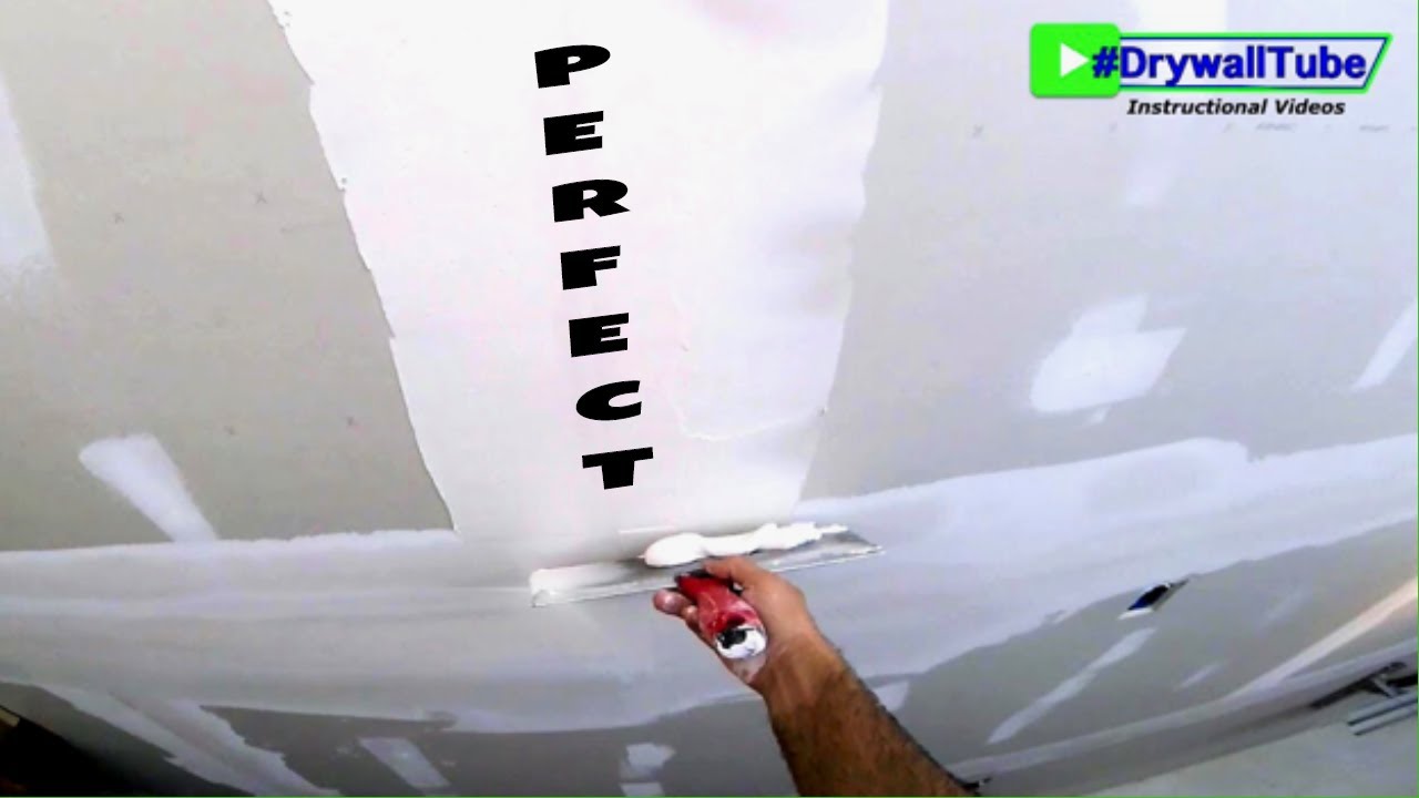 How Did I Get PERFECTLY FLAT Butt Joints on this New Drywall Ceiling?