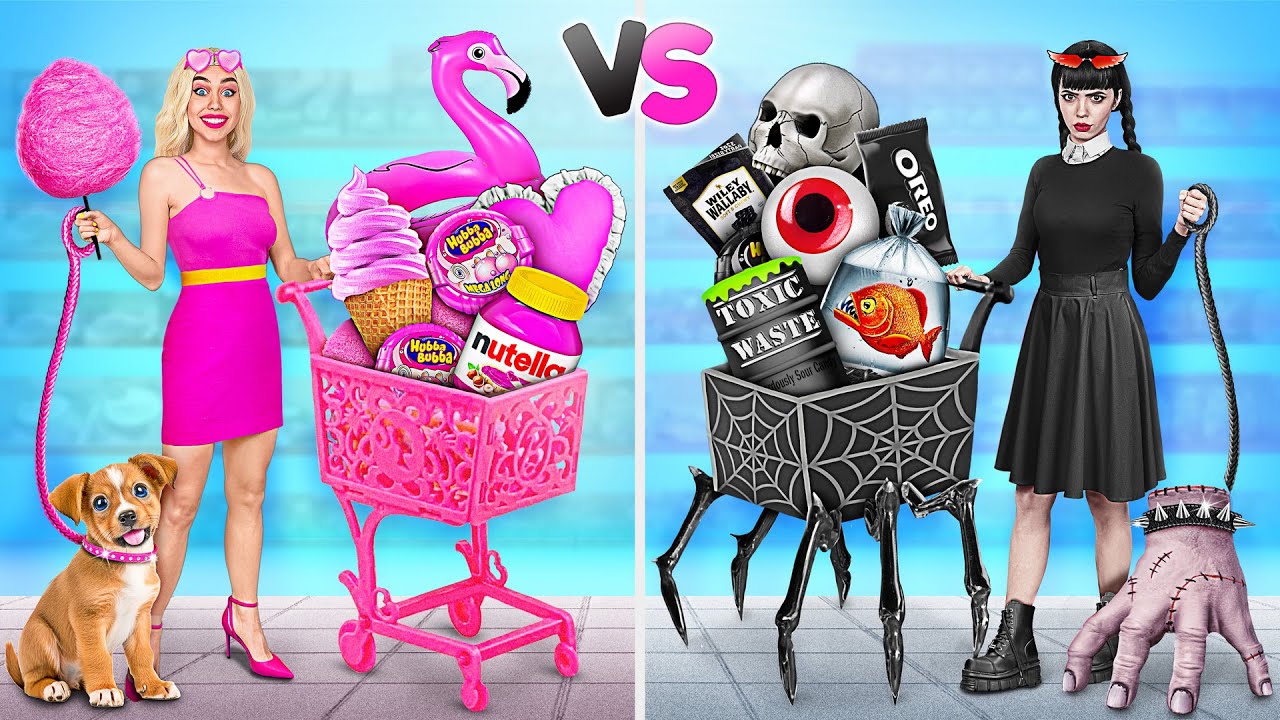 Wednesday Addams vs Barbie Wyzwanie przez Multi DO Challenge