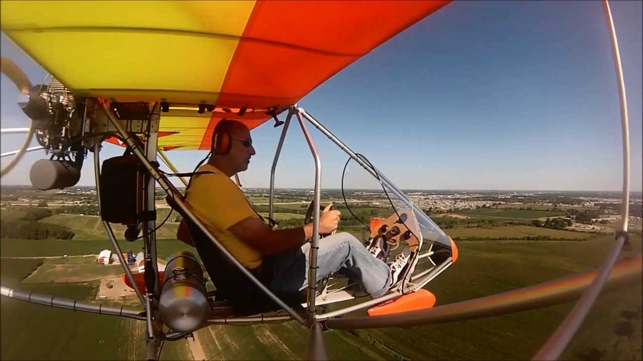 RideAlong! in an Aerolite 103 Ultralight (Flight) - EAA AirVenture 2013