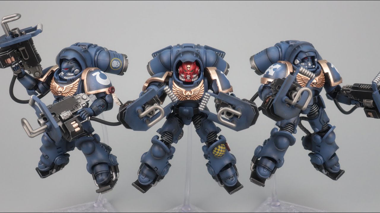【开盒分享】JOYTOY暗源 战锤WARHAMMER 40K 极限战士 原铸先驱者