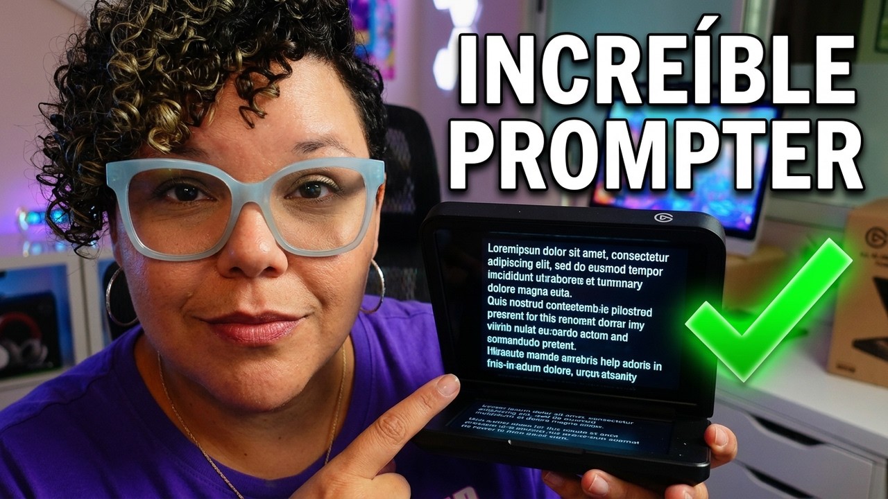 Este Teleprompter Trabaja con cualquier Cámara! | Elgato Prompter