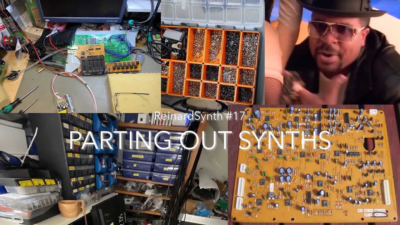 ReinardSynth #17 Parting out Synths: You won't believe what I found! But seriously…