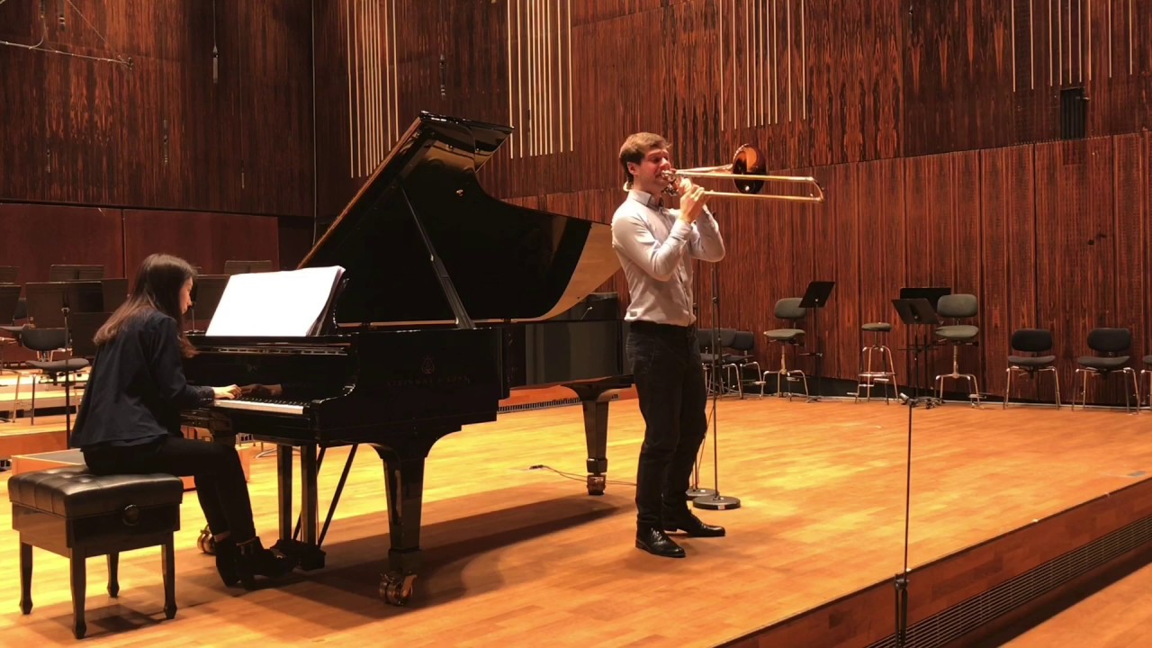 Ferdinand David Trombone Concerto - First and second movements | Kris Garfitt and Seri Dan