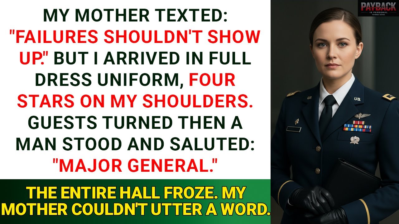 Family Erased Me from My Sister's Wedding — Until Their Guest Saluted: “Major General”