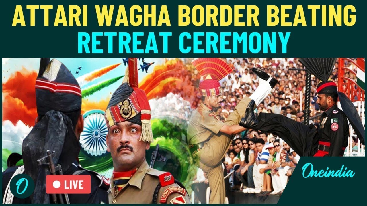 LIVE: Attari Wagha Border Beating Retreat Ceremony | Independence Day 2025 | India-Pakistan Border