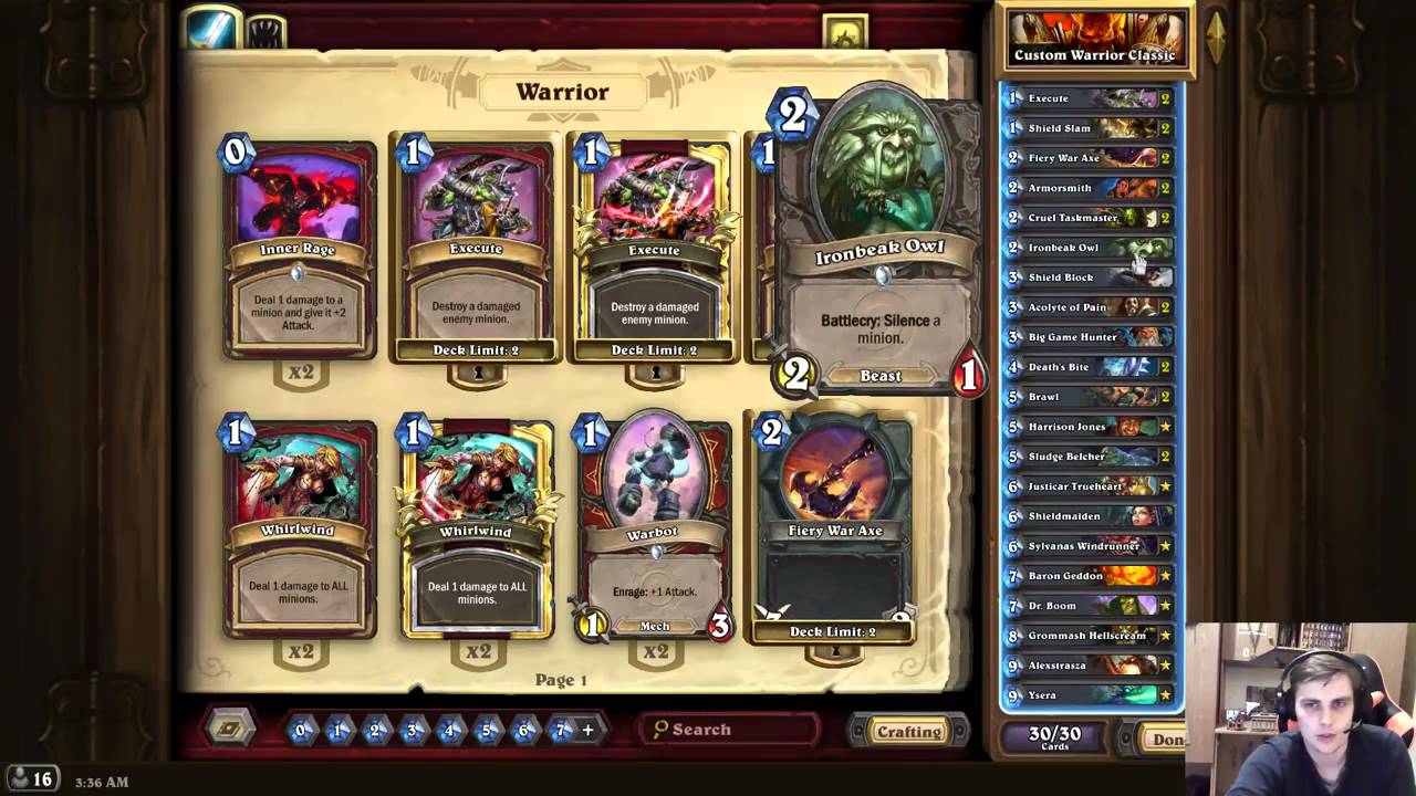 TOP 100 Legend ! Control Warrior Guide / Гайд по Контроль Воину