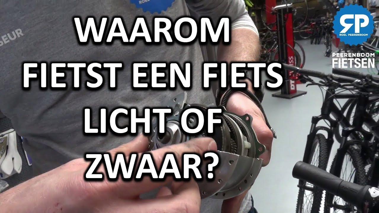 WAAROM FIETST EEN FIETS LICHT OF ZWAAR?: zo zit dat