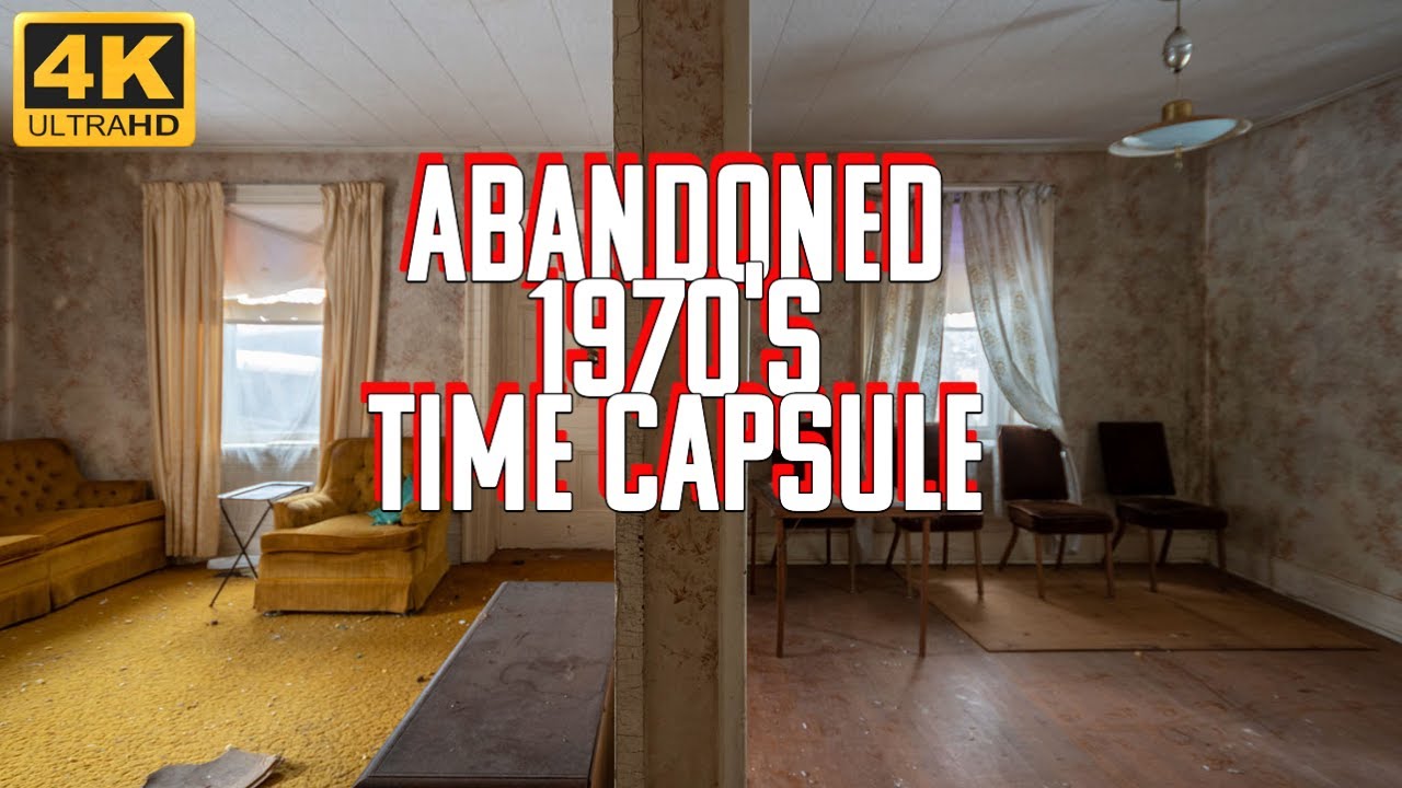 AMAZING ABANDONED House with 1970s decor and Full of Antique Furniture | 4K Video