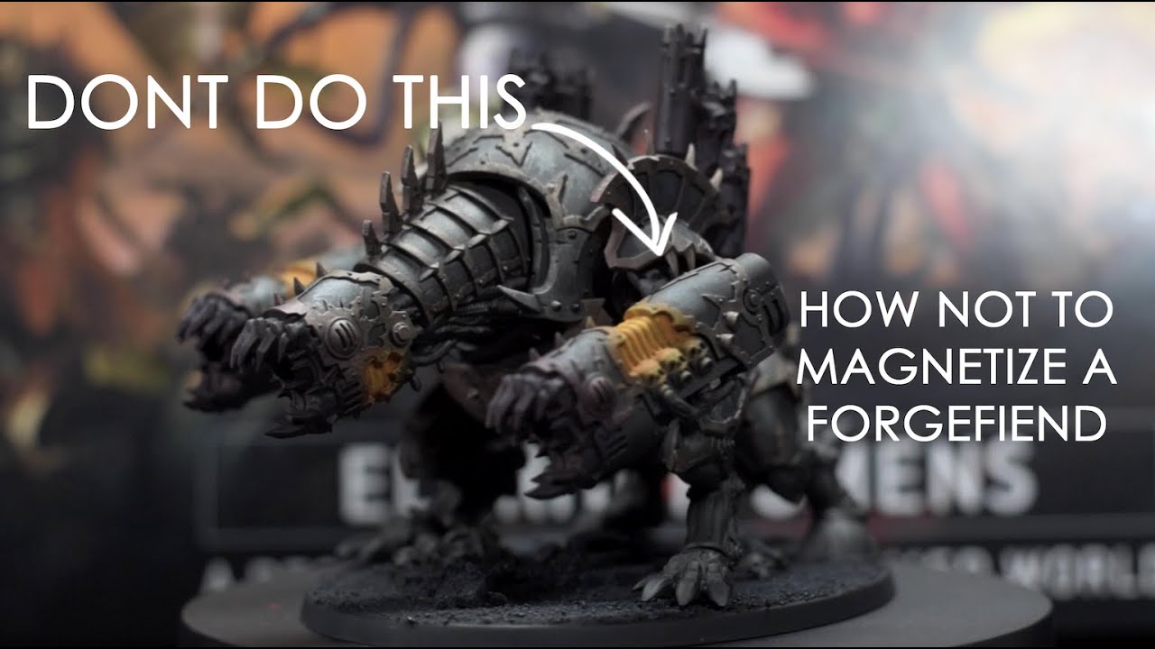 как НЕ намагничивать своего демона-кузнеца хаоса | Warhammer 40,000