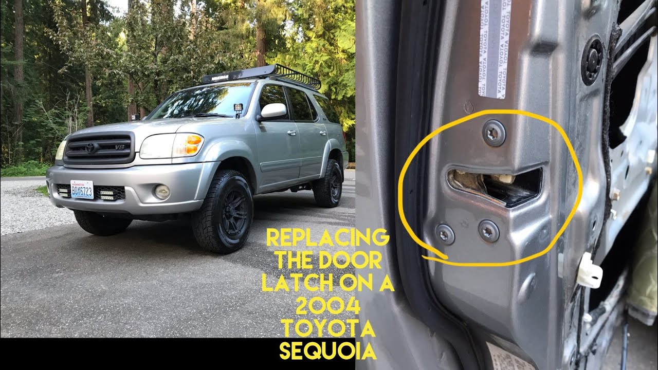Replacing the door latch mechanism and actuator on a 2004 Toyota Sequoia
