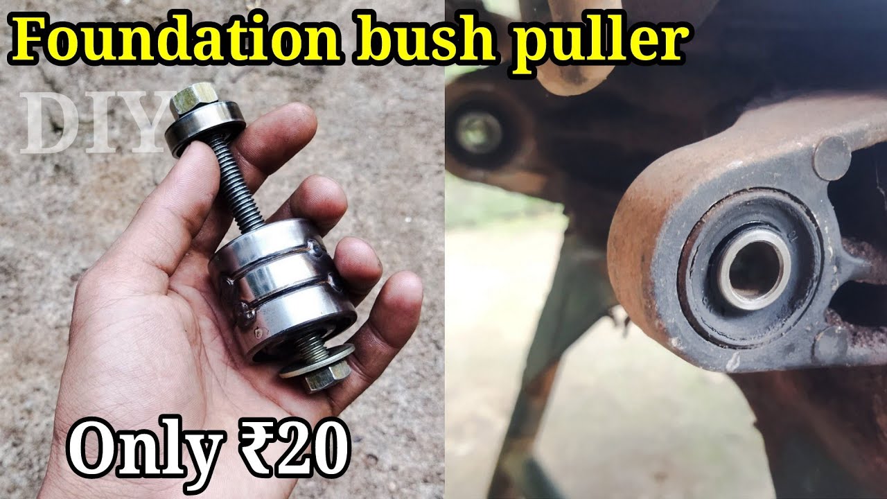 How to make Activa foundation bush puller at home | Scooter foundation bush