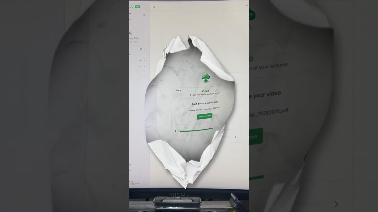 Transform your lecture notes into a video podcast in seconds. #aipodcast  #ai  #education  #aitools