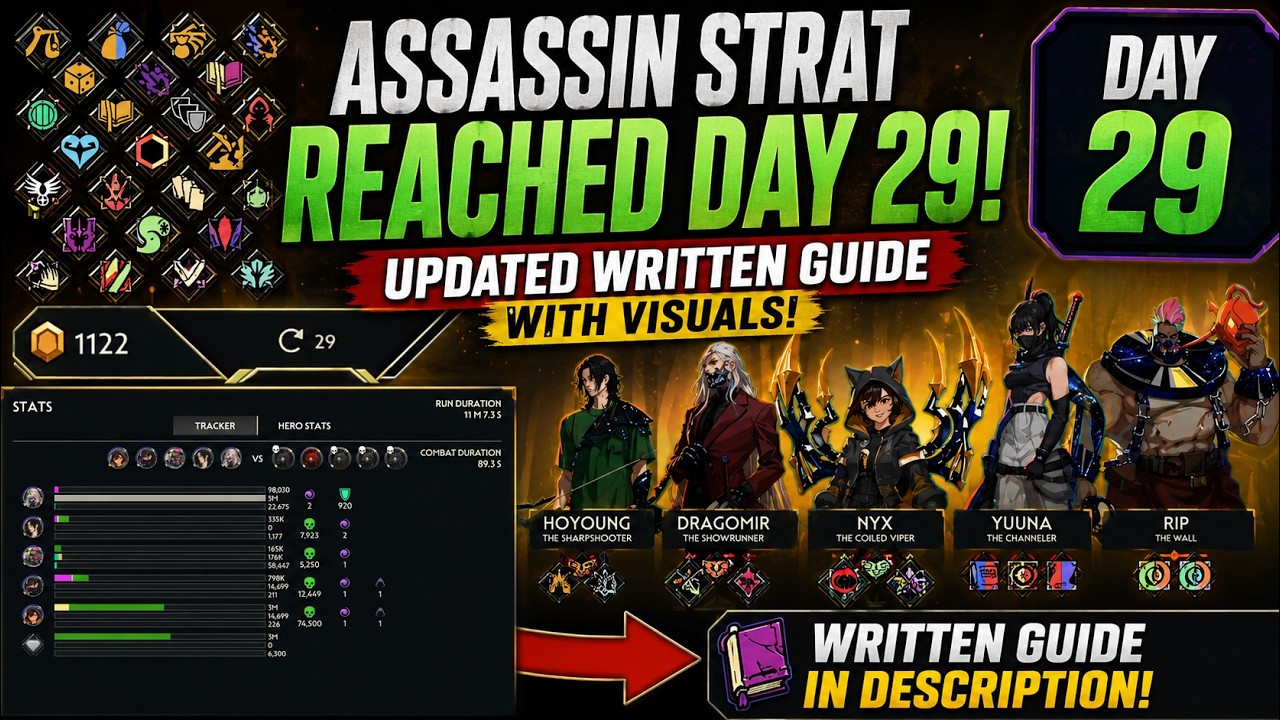 Day 29 Assassin Endless Strategy! Updated Guide With Visuals