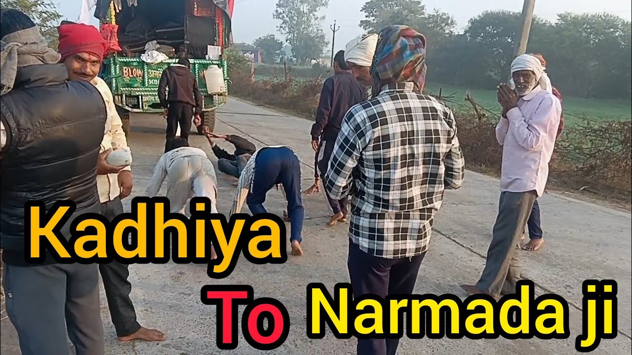 Kadhiya se Narmada ji (kheragarh) day 1