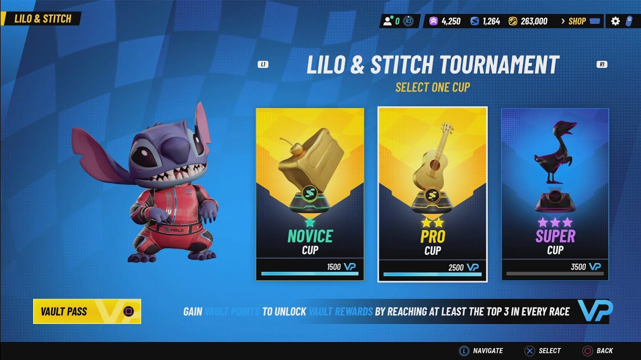 STITCH - LILO & STITCH TOURNAMENT PRO CUP - Disney Speedstorm