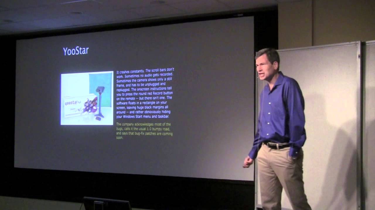 Why products fail: David Pogue at TEDxWestportLIbrary