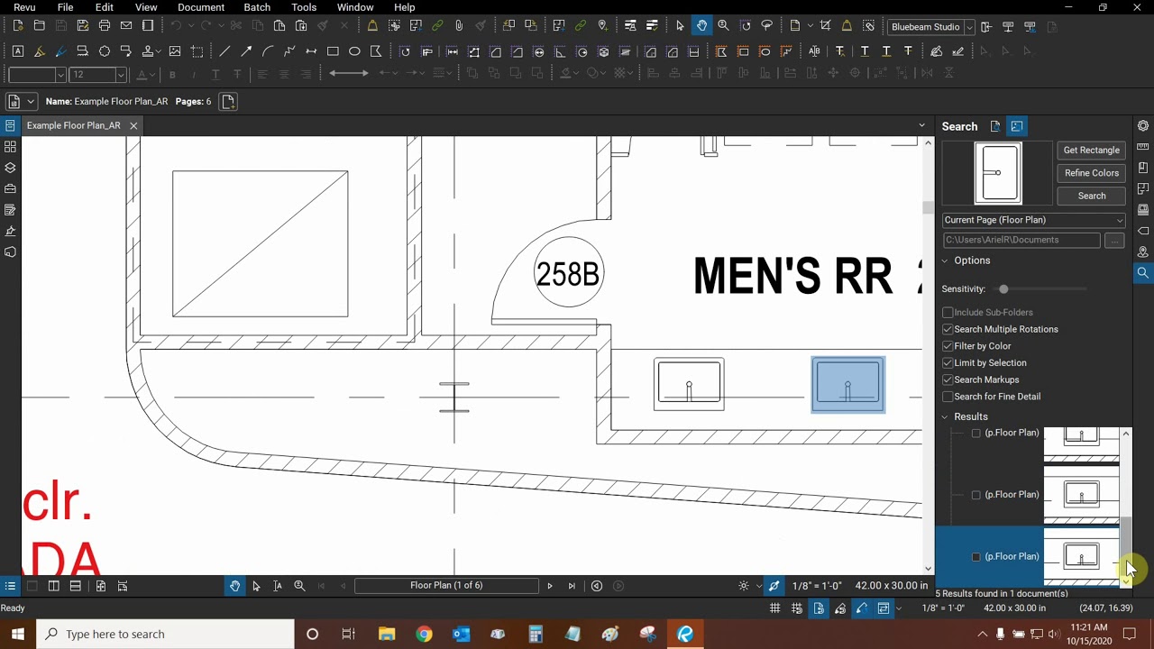 Visual Search with Bluebeam Revu