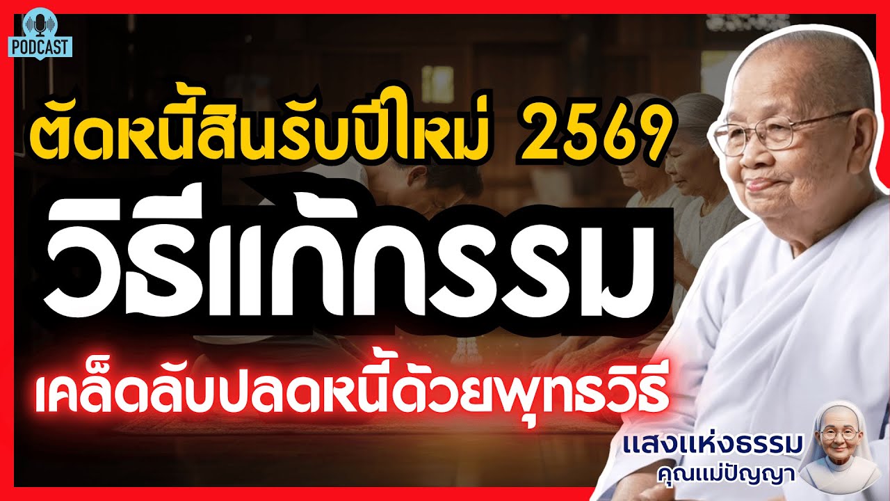 วิธีแก้กรรมตัดหนี้สินรับปีใหม่ 2569 | เคล็ดลับปลดหนี้ด้วยพุทธวิธี เปลี่ยนเจ้ากรรมนายเวรเป็นมิตร