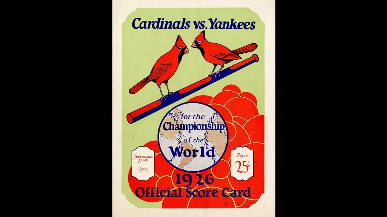 World Series - The Lineups - 1926 - St. Louis Cardinals vs New York Yankees