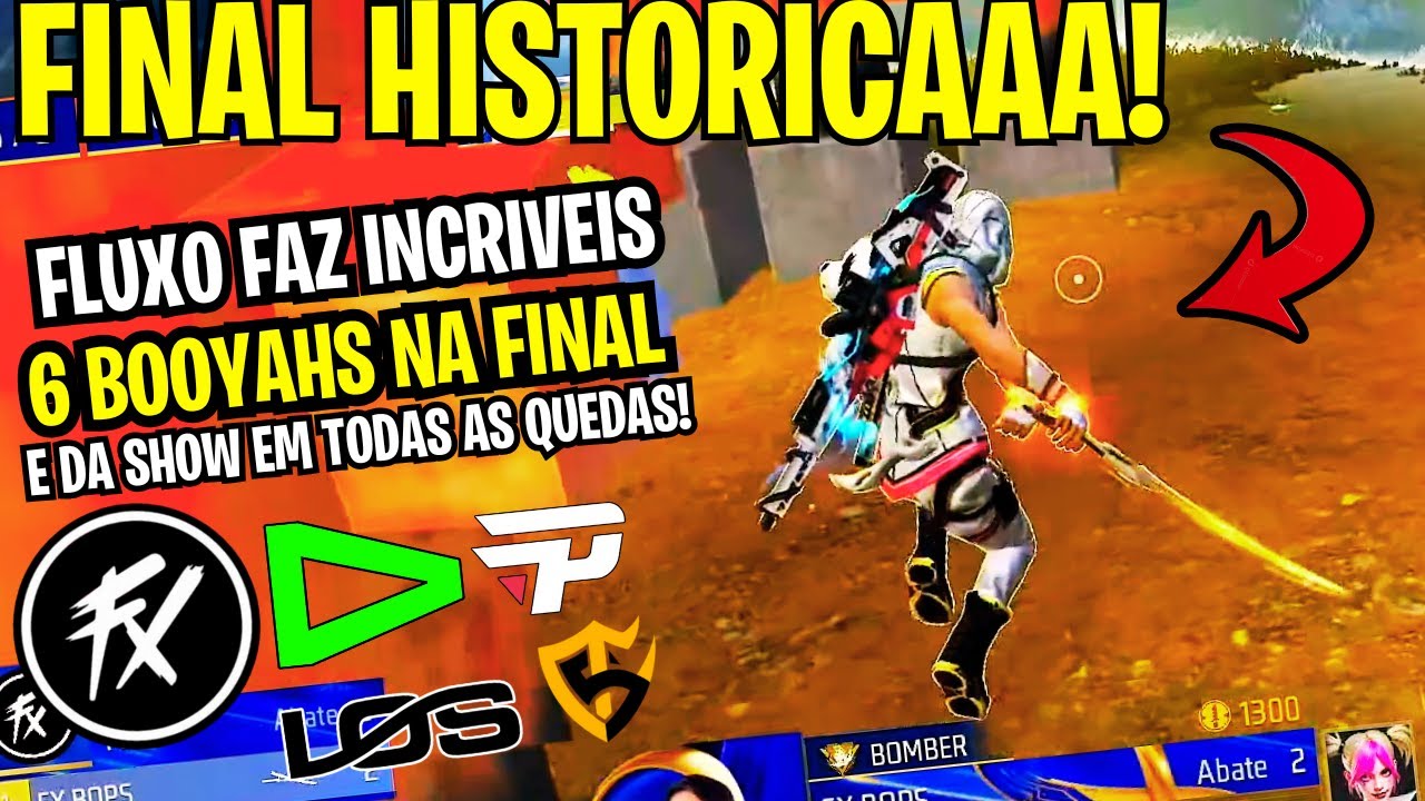 É CAMPEÃOOO! FLUXO FAZ HISTORIA COM 6 BOOYAHS NA FINAL E VAI PRO MUNDIAL LIMDOMA COM SHOW HISTORICO!