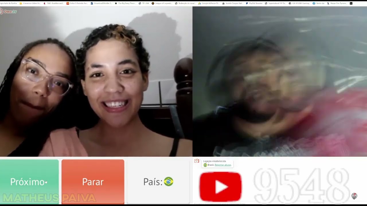QUEBROU O FONE BATENDO COM GARRAFA DE COCA NA CAMERA - LUAN E RONALDO NO OMEGLE MELHORES MOMENTOS