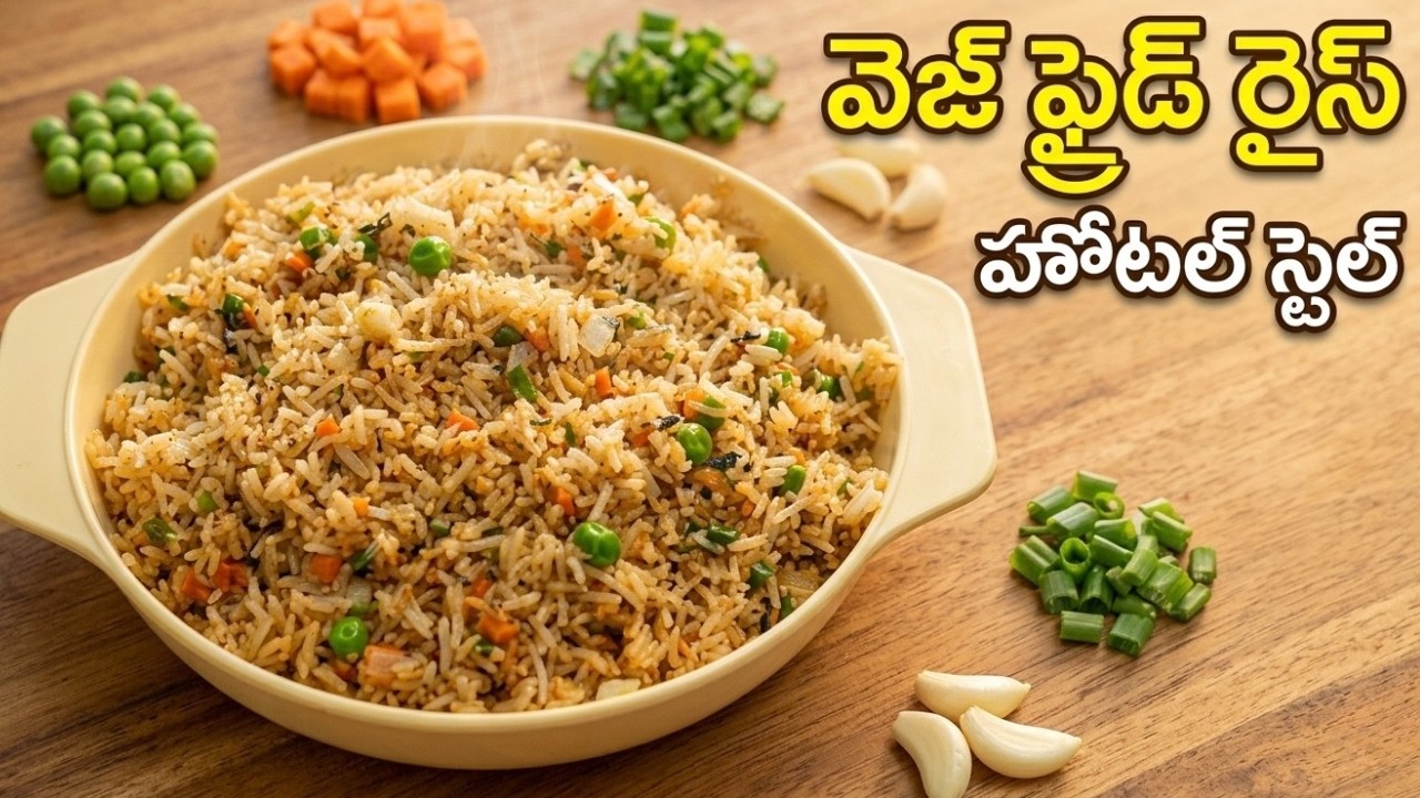 పిల్లల లంచ్ బాక్స్ కోసం పర్ఫెక్ట్ వెజ్ ఫ్రైడ్ రైస్ | Best Lunchbox Veg Fried Rice #ricerecipes