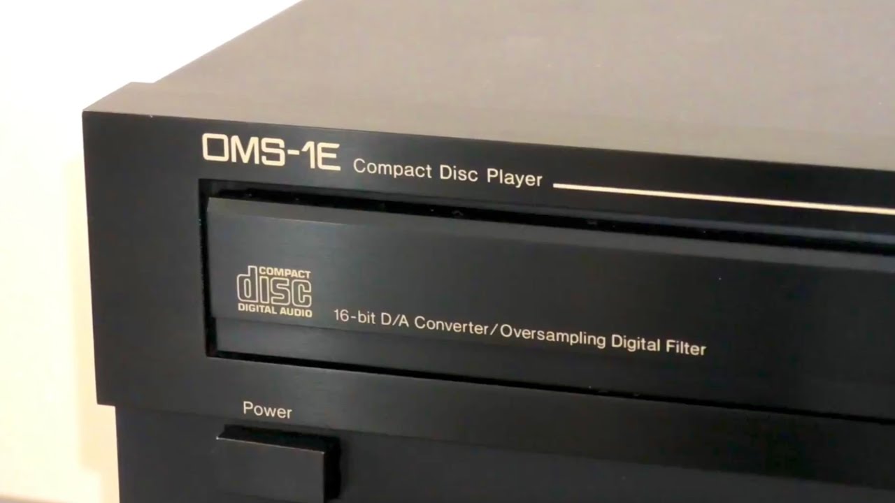 NAKAMICHI OMS-1E CD PLAYER CIRCA 1988