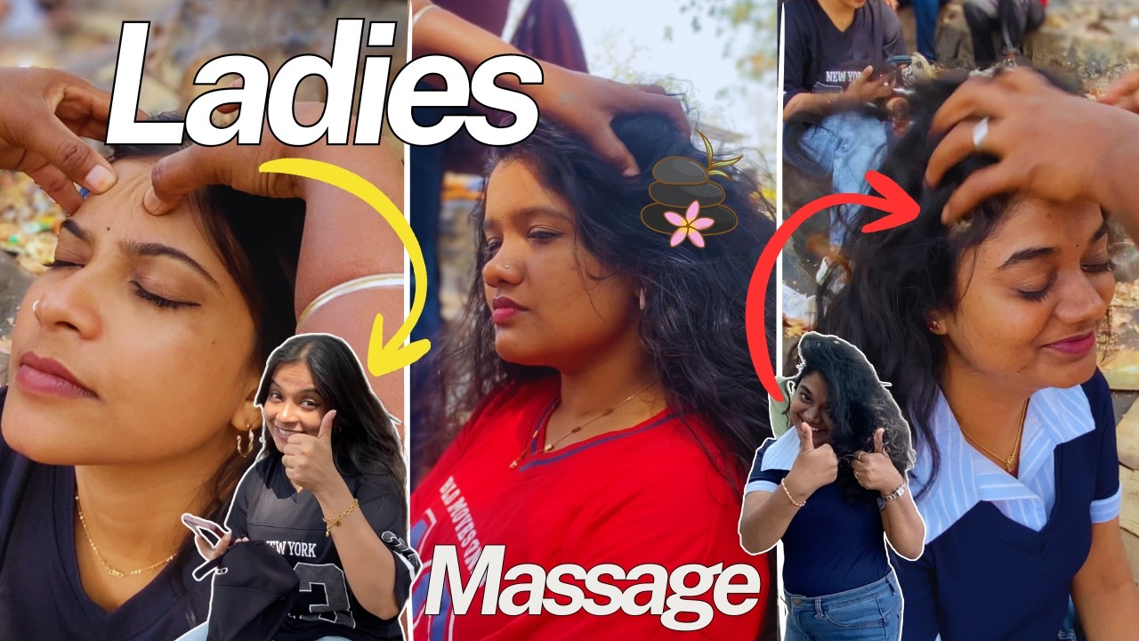 ✅HOGENAKKAL OUTDOOR 😍💆‍♀️LADIES MASSAGE | FREE 🙌STYLE DRY MASSAGE #massage #hogenakkalfalls