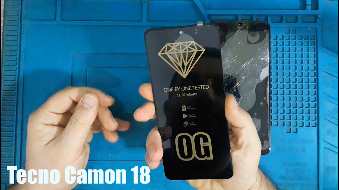 📲 DIY | How to Make | Tecno Camon 18 (CH6n) Broken Display Replacement or Repairing?