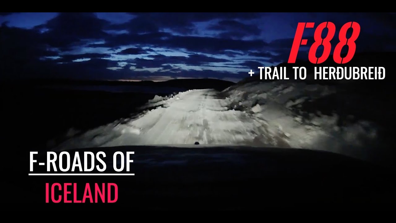F-roads of Iceland: F88 (&Ouml;skjulei&eth; & trail to Her&eth;ubrei&eth;) (10.08.2020)