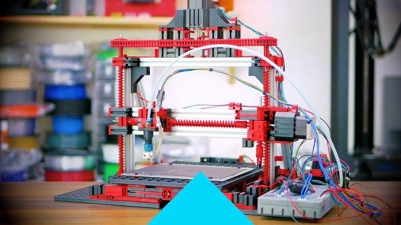 890 parts: Fischertechnik 3D printer review!