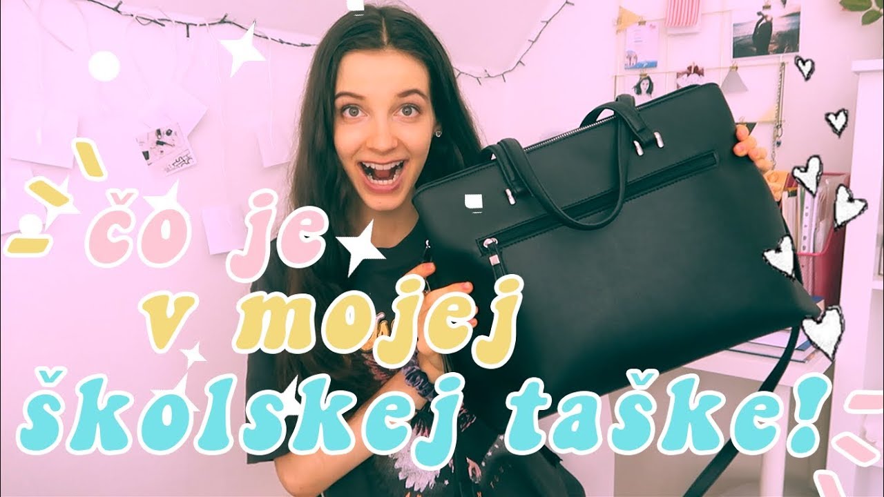 Čo mám v školskej taške!! (kabelke) | BACK TO SCHOOL