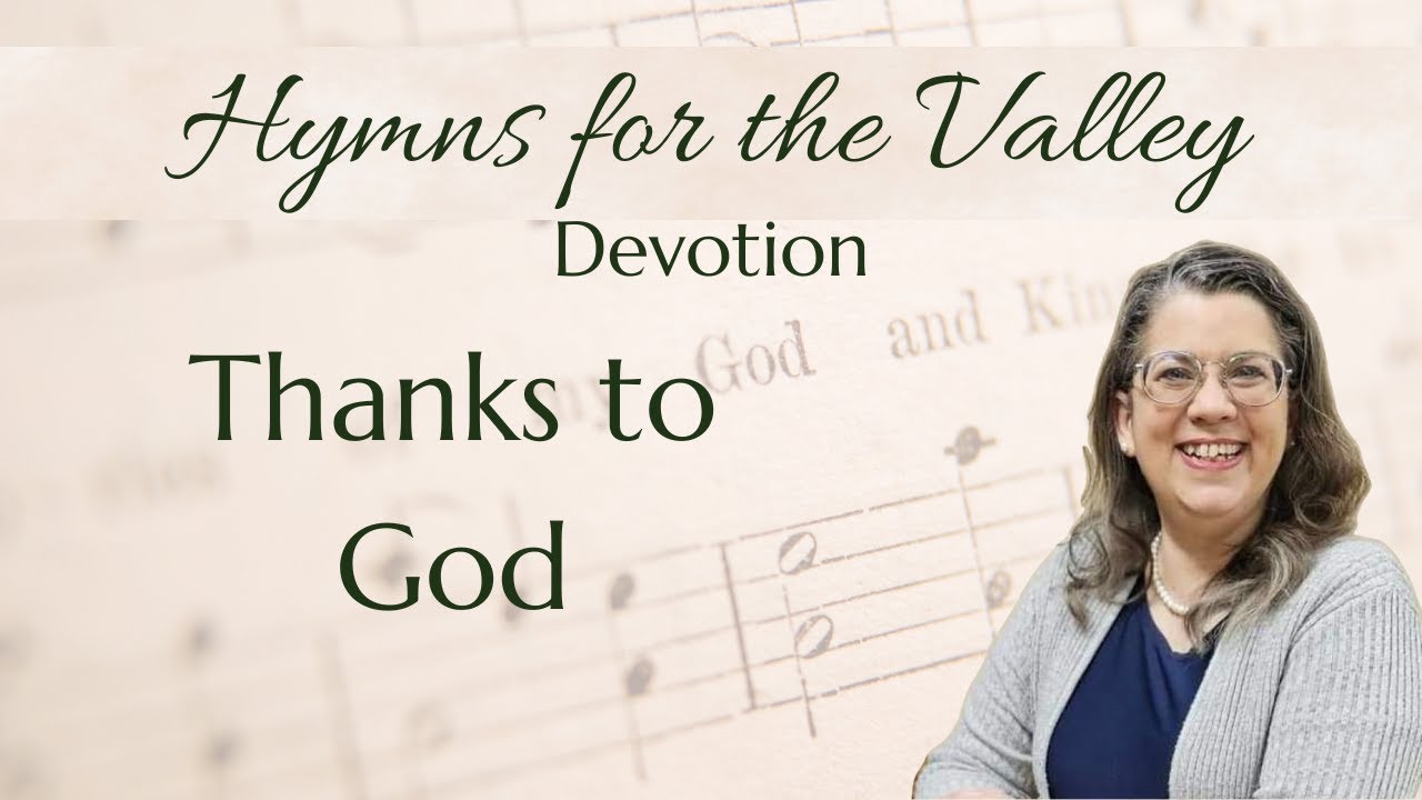 Thanks to God