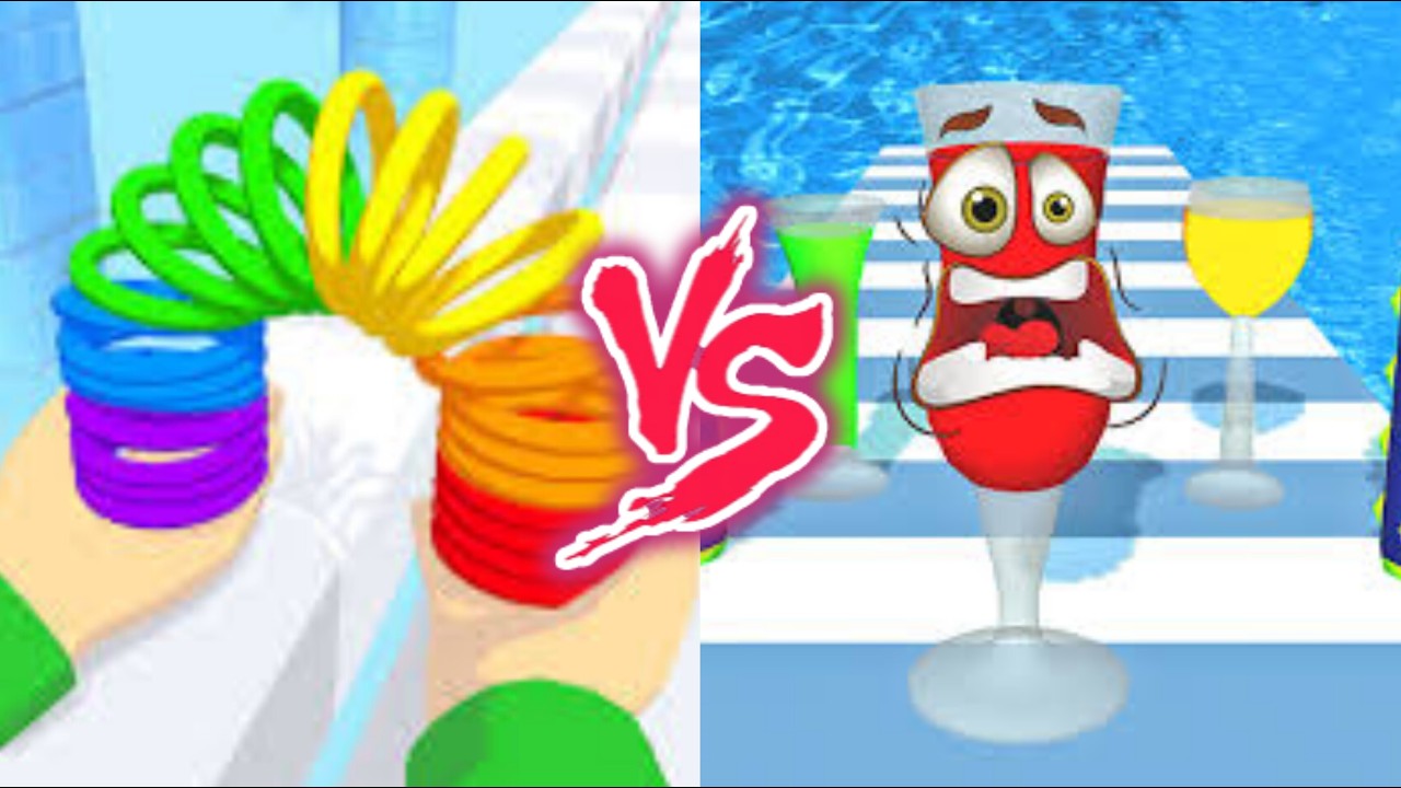 Toy Spring VS Juice Run