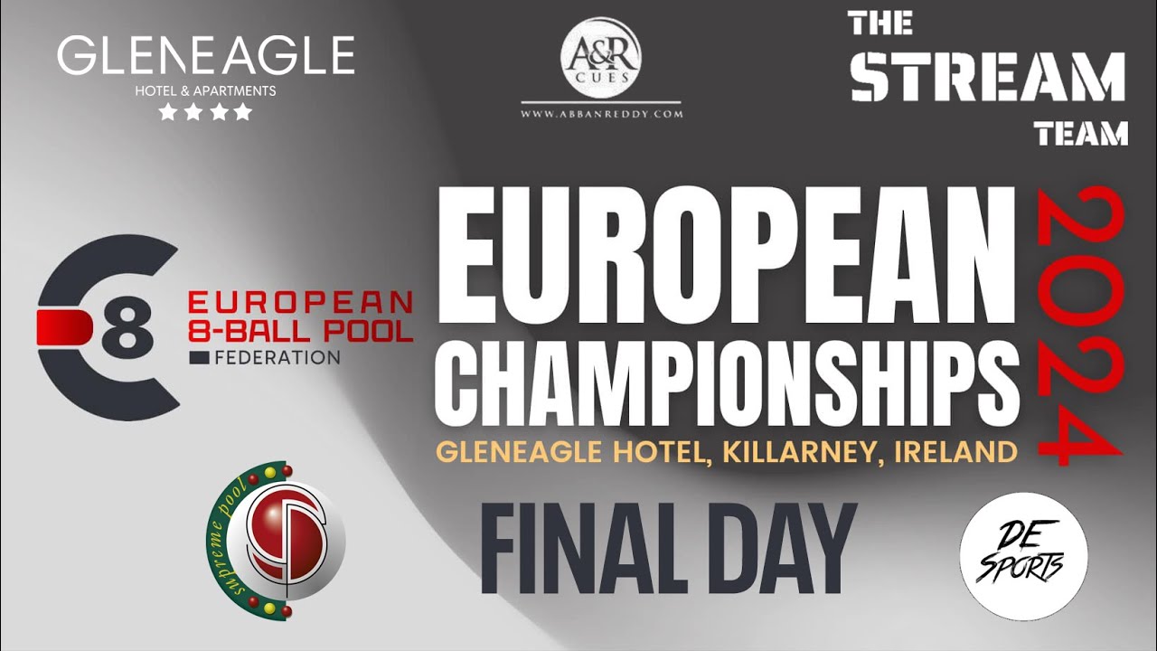 (Day 6- Table 3 ) European 8 Ball Pool Championships Ireland 2024