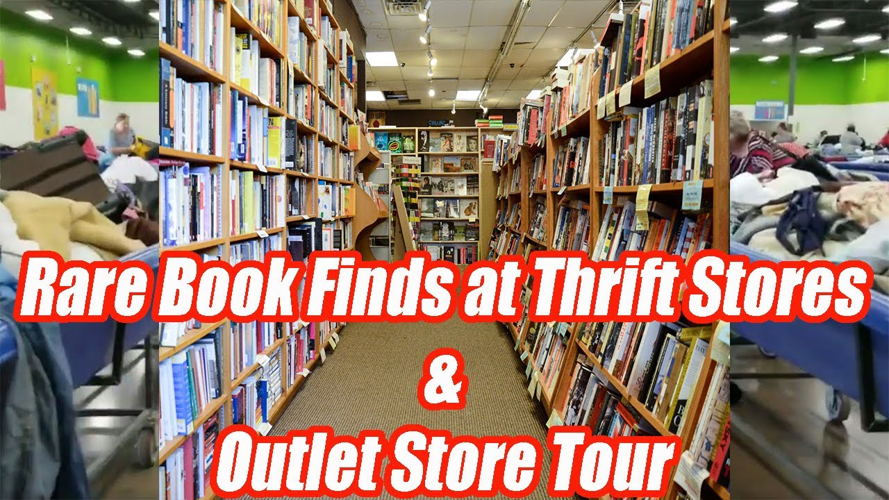 Rare Books Finds At thrift stores & Outlet Tours - Vintage & Antiques - Online Reselling