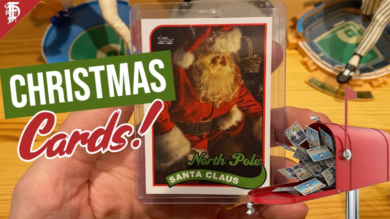 Santa on a 1989 Topps Baseball Card!?! Amazing Gifts from the Cardmunity!