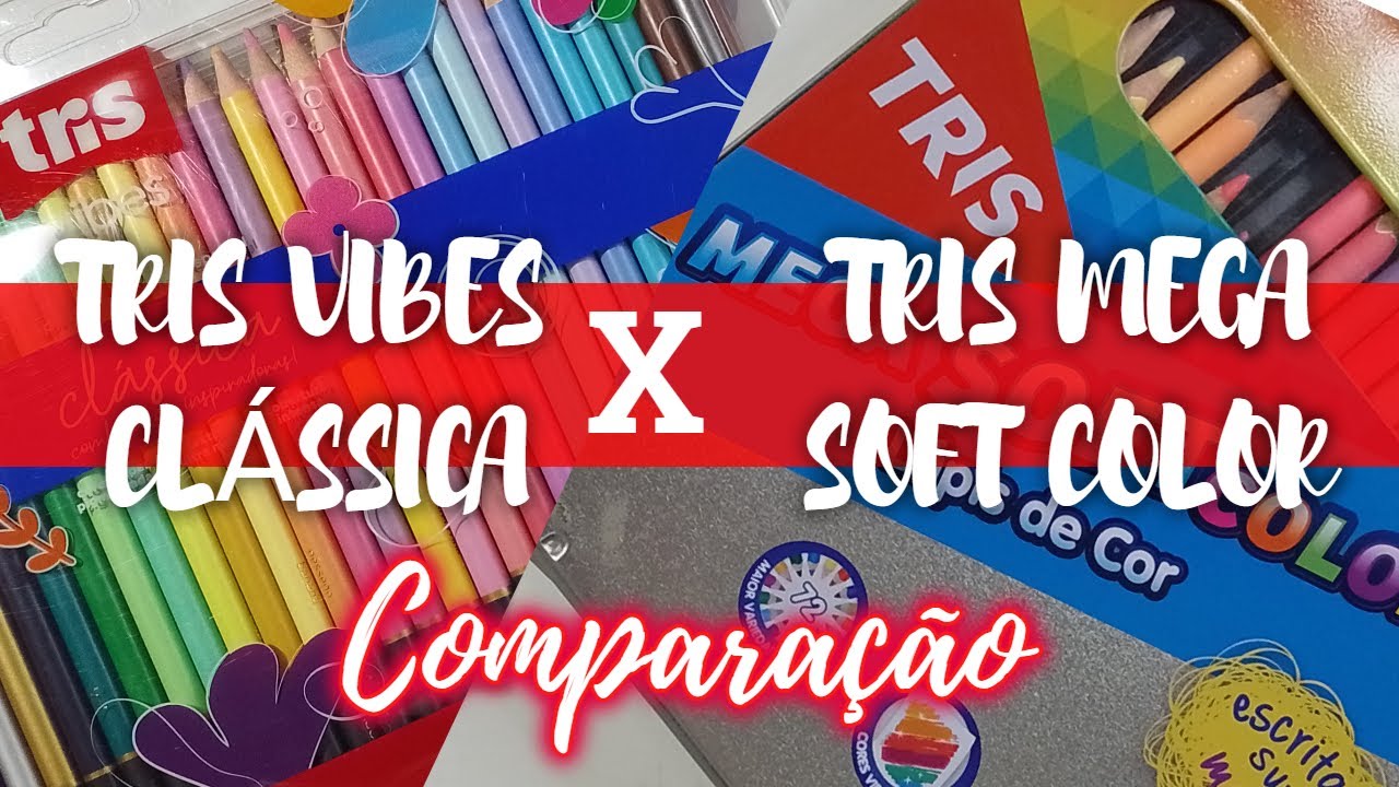 Comparação  TRIS VIBES CLÁSSICA X TRIS MEGA SOFT COLOR - QUAL A DIFERENÇA ?
