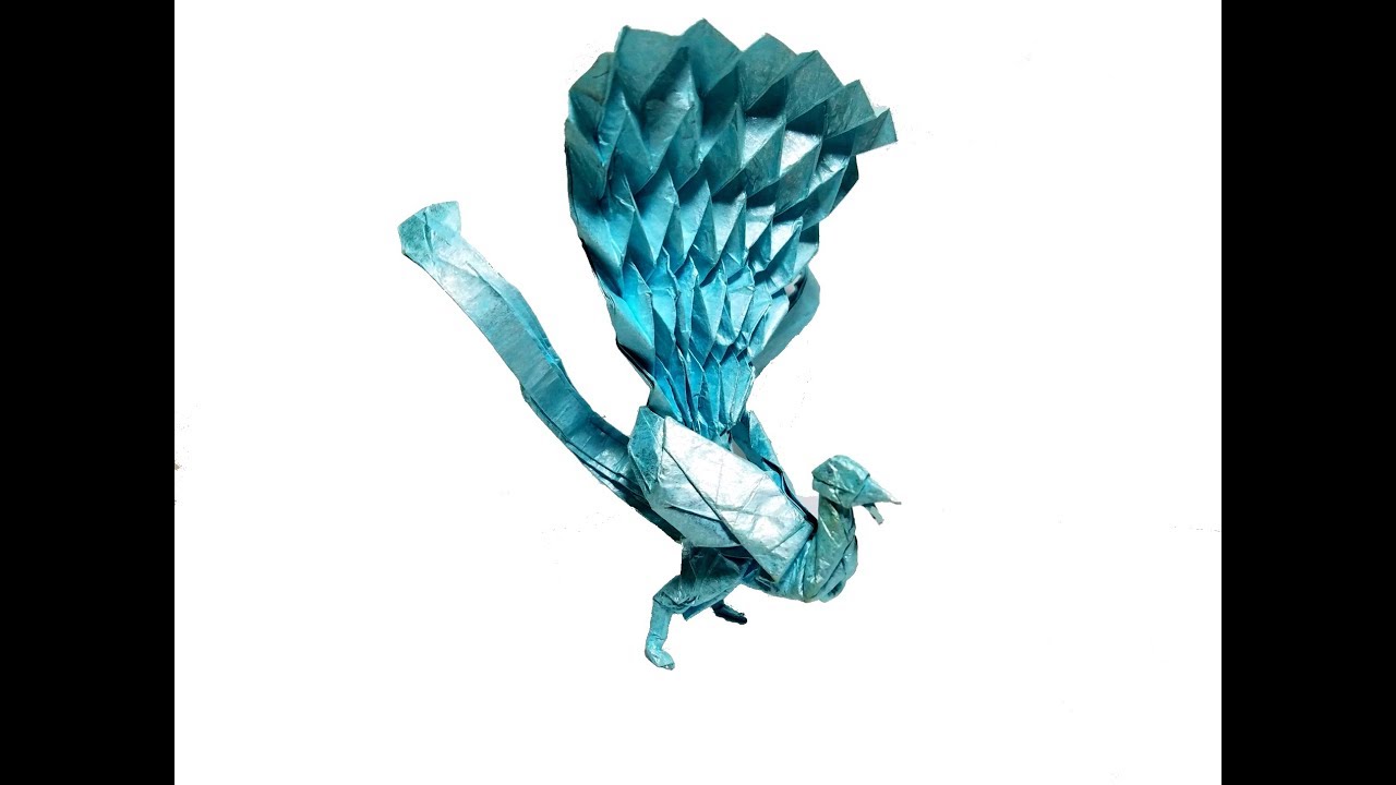 Lyrebird Origami Timelapse (Satoshi Kamiya)