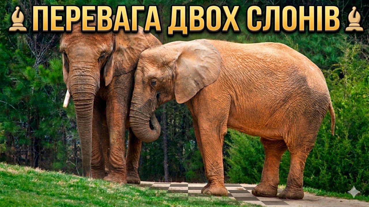 Перевага двох слонів. Шахи пояснює Володимир Грабінський