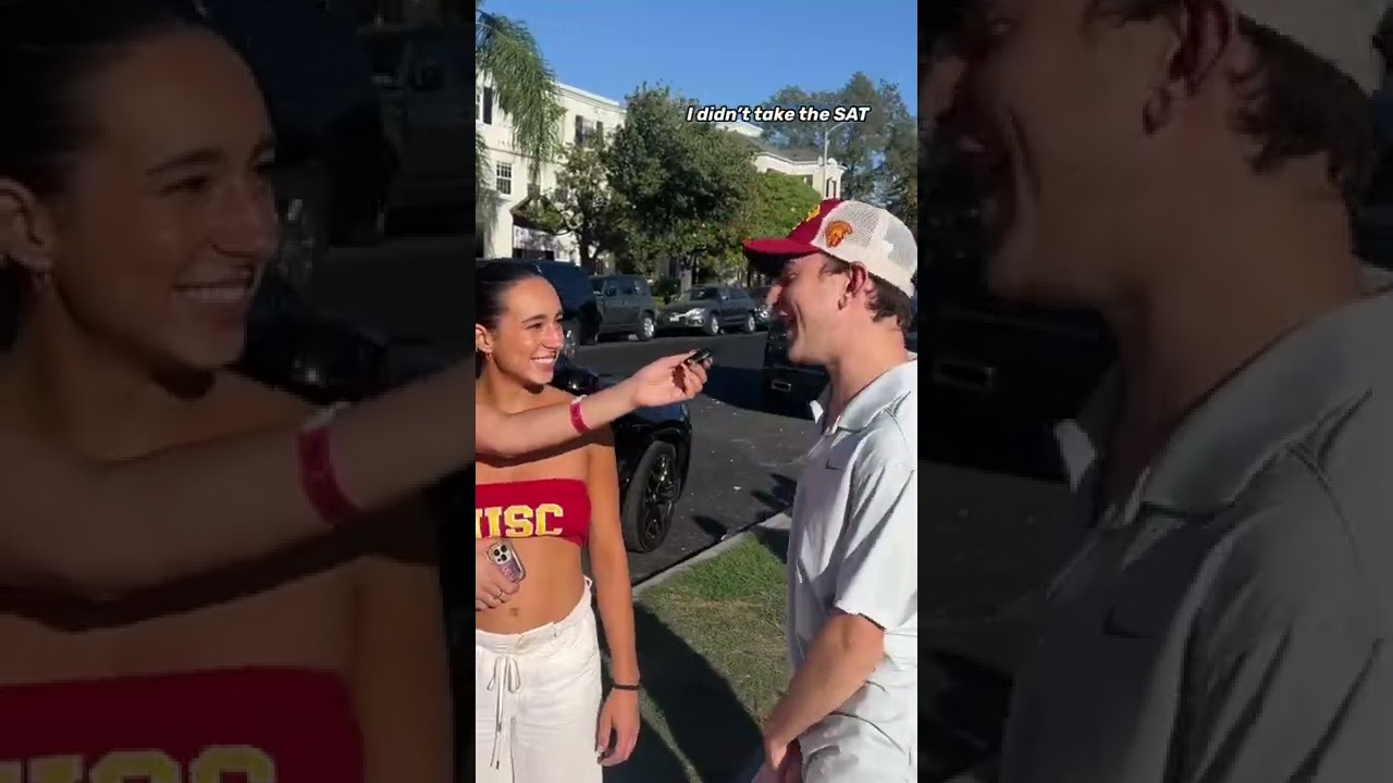 what SAT score got you into USC? #usc #college #shorts #interview