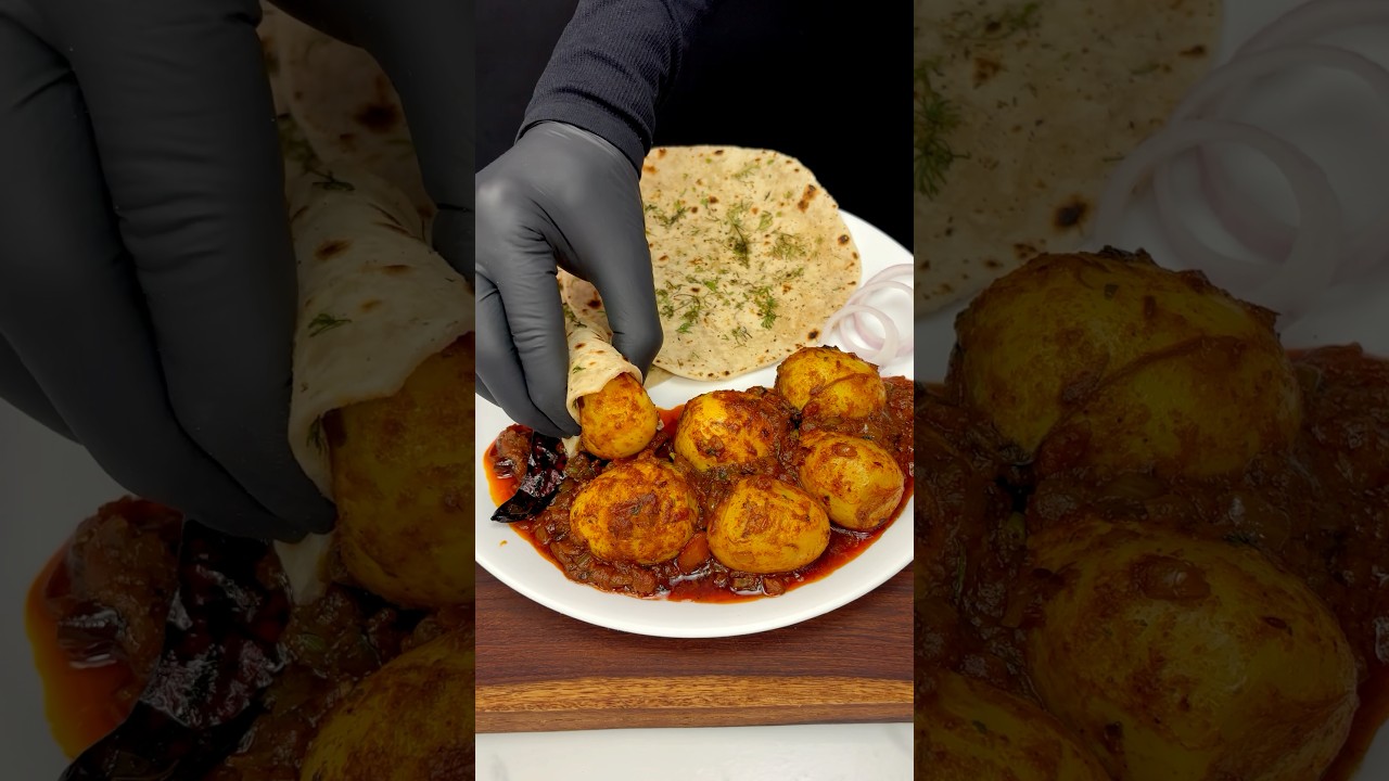Dhaba Style Egg Curry ASMR Cooking || #shorts #food #asmr #egg #eggcurry #viral #shricooking #eggs