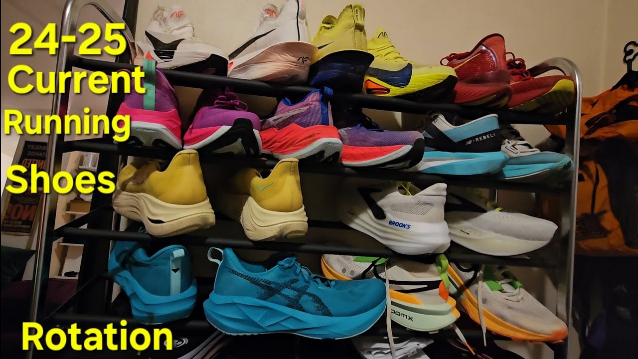 New Years 2025 Current Running Shoes Rotation