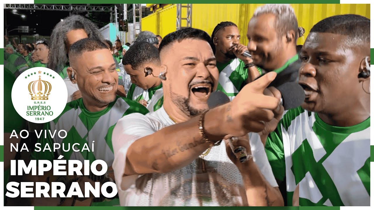 IMPÉRIO SERRANO 2026 | ENSAIO TÉCNICO NA SAPUCAÍ AO VIVO | LARGADA!